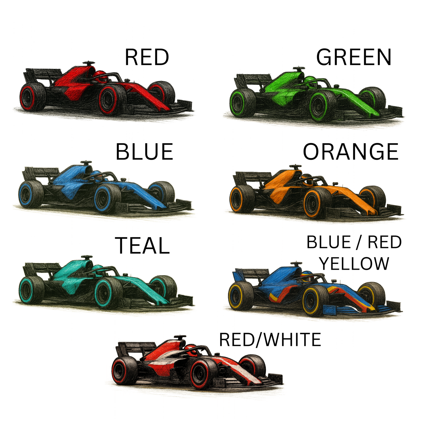 F1 Racing Cushion – Formula 1 Car Throw Pillow for Motorsport Fans