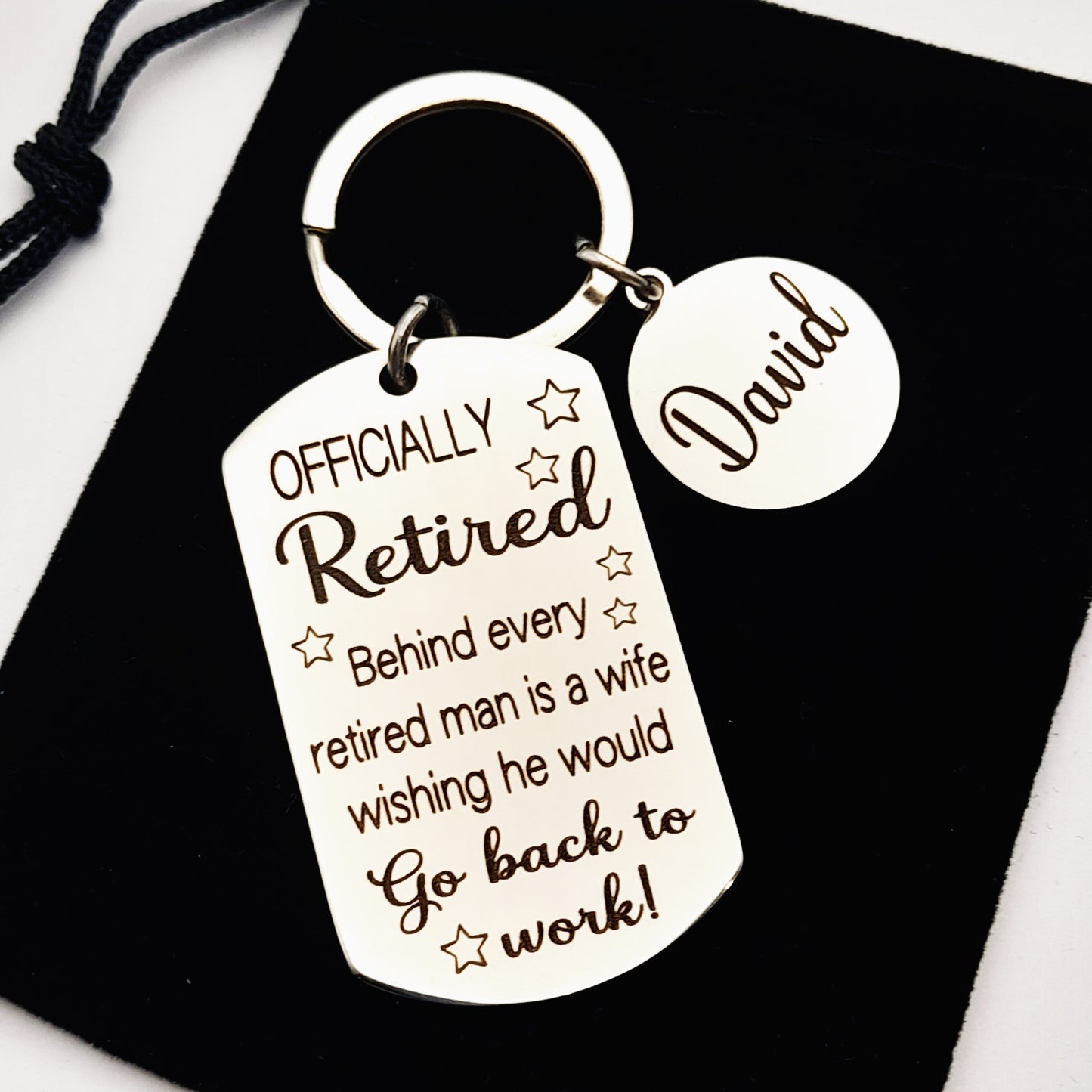 Fun Work Colleague Leaving Gift Keychain – Personalised Farewell Keepsake