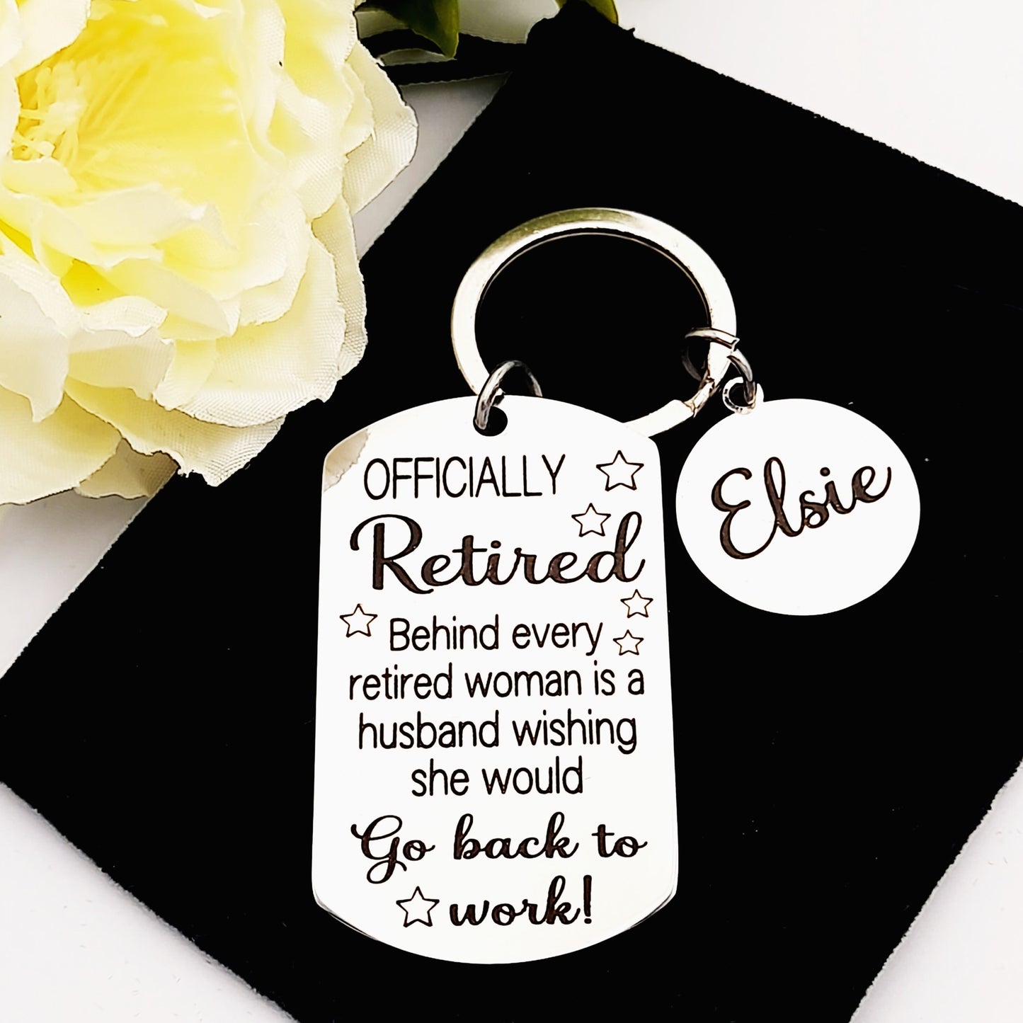 Personalised Fun Work Colleague Leaving Gift Keychain – Farewell Keepsake