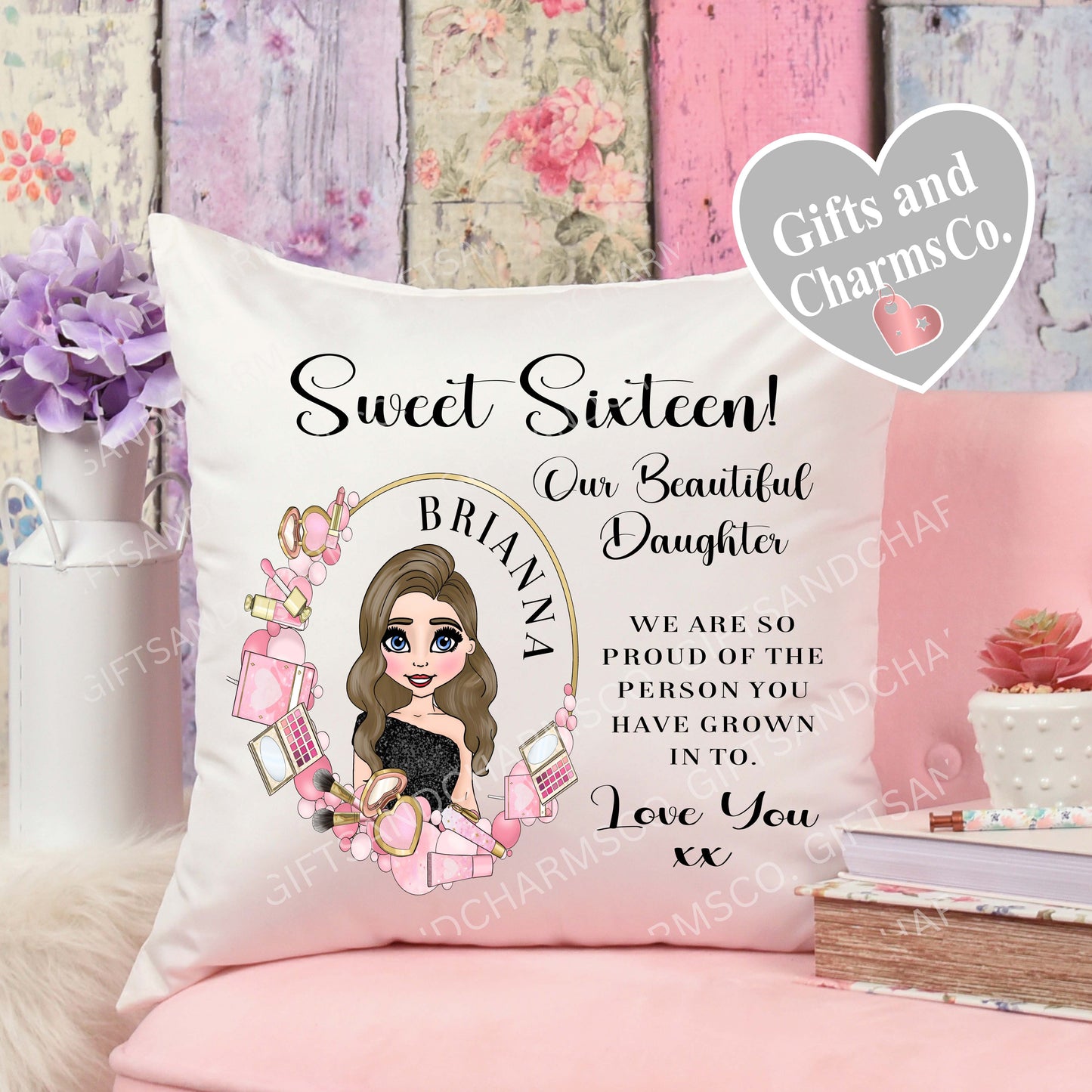 Sweet Sixteen Daughter Cushion