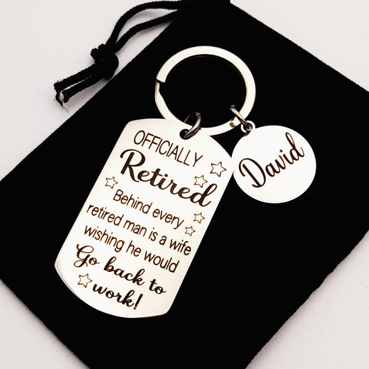 Fun Work Colleague Leaving Gift Keychain – Personalised Farewell Keepsake