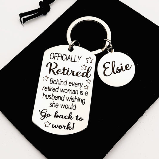 Personalised Fun Work Colleague Leaving Gift Keychain – Farewell Keepsake