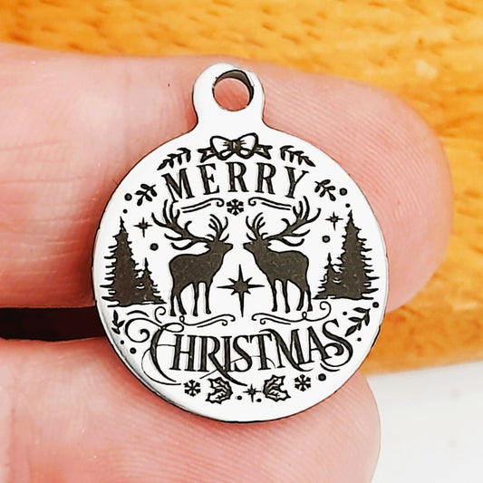 Merry Christmas Stag - Charm Packs