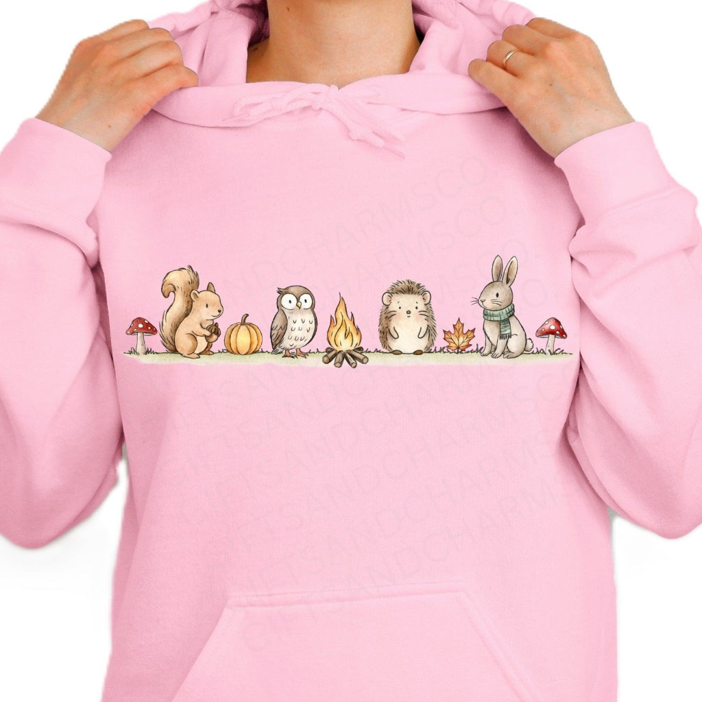 Woodland Animals Hoodie – Cute Spring Forest Friends Sweatshirt