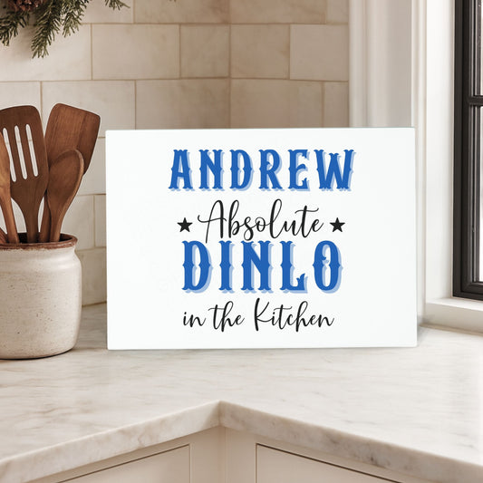 Absolute Dinlo - Small Glass Cutting Board