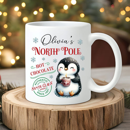 Penguin Hot Chocolate Mug – North Pole Christmas Gift